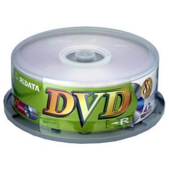 картинка Диски Ridata DVD-R 4,7Gb 16x Cake 25 pcs от магазина КомпьютерЦентр