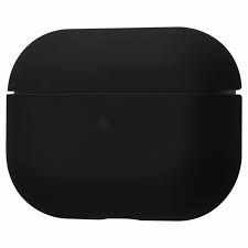картинка Чехол для AirPods Silicone Case Slim Black от магазина КомпьютерЦентр