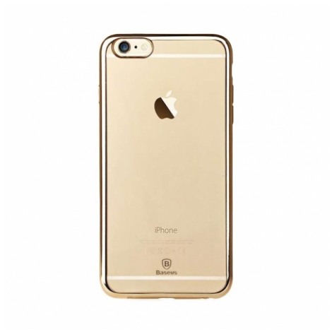 картинка Чехол Baseus Shining Case for iPhone 6/ 6S Transparent Gold от магазина КомпьютерЦентр