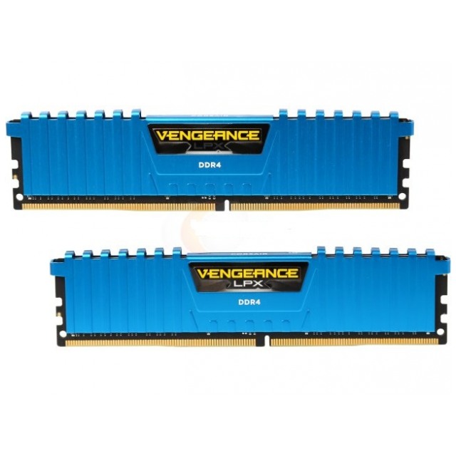 картинка Оперативная память Corsair DIMM DDR4 16Gb (2 x 8Gb) 3000MHz PC3-24000 Vengeance LPX (CMK16GX4M2B3000C15B) от магазина КомпьютерЦентр
