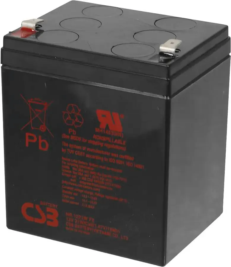 картинка Аккумулятор для ИБП CSB 12B 5Ач HR 1221W F2 от магазина КомпьютерЦентр