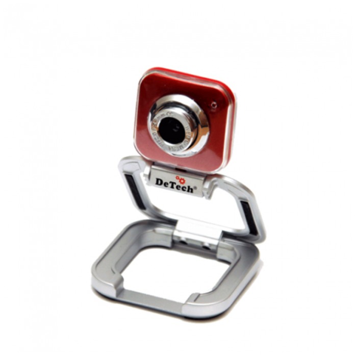 картинка Web-камера DeTech FM312 Red от магазина КомпьютерЦентр