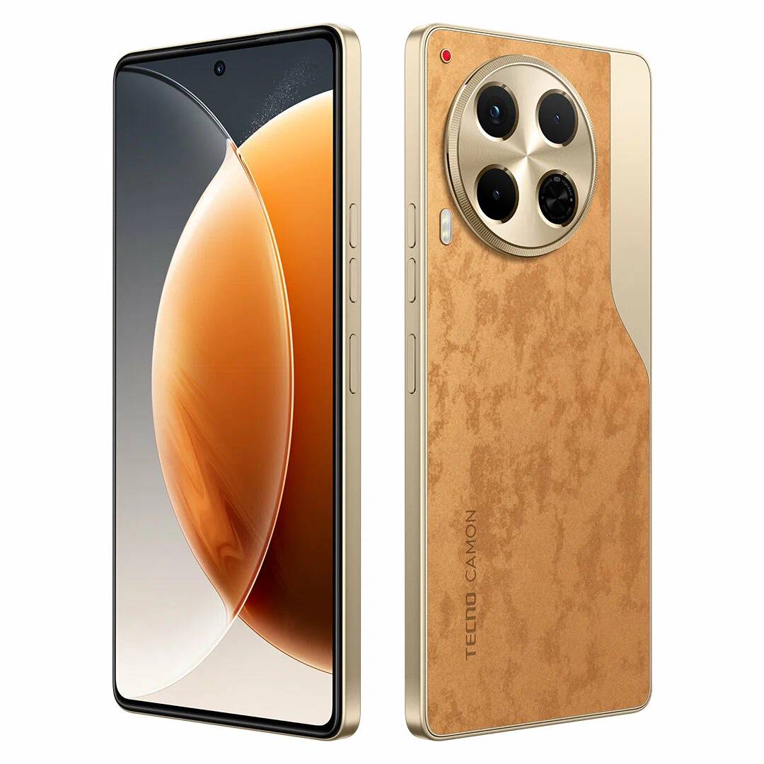 картинка Смартфон Tecno Camon 30 Sand Brown 6.8'' / 8Gb / 256Gb от магазина КомпьютерЦентр