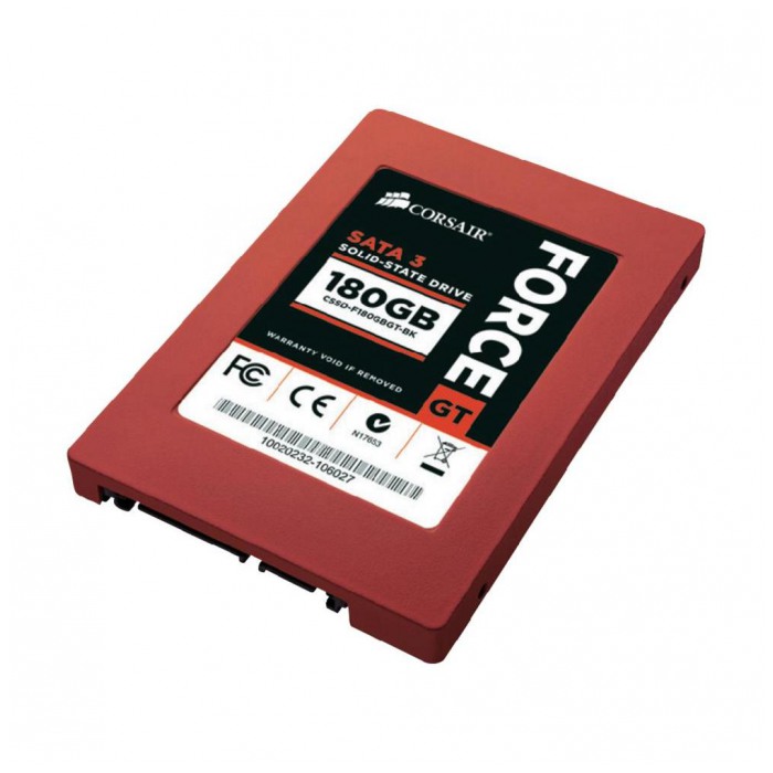 картинка SSD накопитель Corsair 180Gb Force GT 3 2.5″ SATAIII MLC (CSSD-F180GBGT-BK) от магазина КомпьютерЦентр