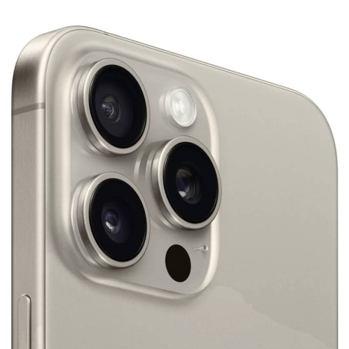 картинка Apple iPhone 15 Pro Max 256GB Natural Titanium (Комиссия АКБ 93% незначительные артефакты селфи камеры ) от магазина КомпьютерЦентр