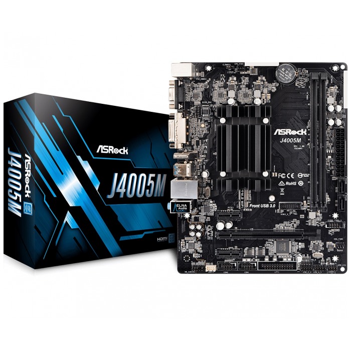 картинка Материнская плата ASRock J4005M + CPU (J4005M) от магазина КомпьютерЦентр
