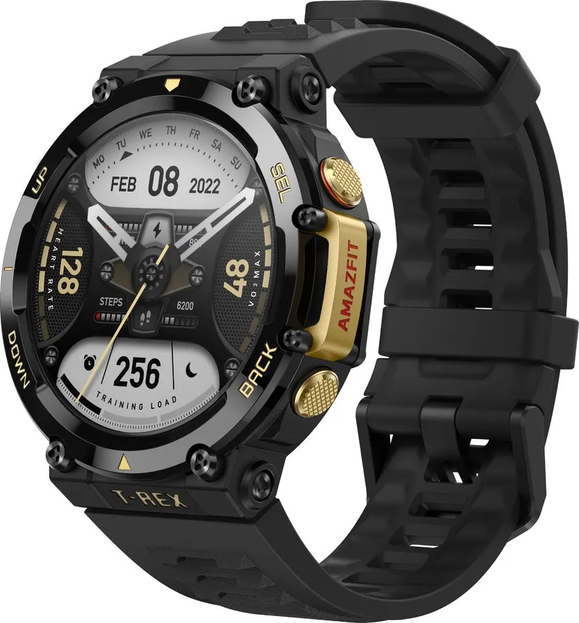 картинка Смарт-часы Xiaomi AMAZFIT T-Rex 2 A2170 Black/ Gold от магазина КомпьютерЦентр