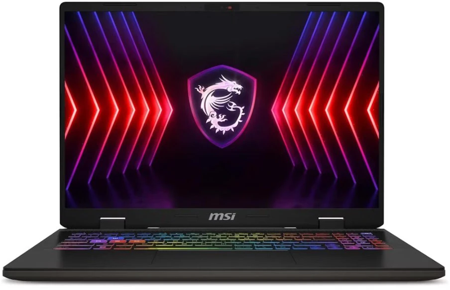 картинка Ноутбук MSI Sword 16 HX (B13VGKG-855XRU) 16'' (1920х1200) IPS 165Hz/  Core i7-13700HX (16/ 24)/  16ГБ DDR5/  1ТБ/  RTX4070 8Gb GDDR6/  DOS/  65Wh/  Black от магазина КомпьютерЦентр