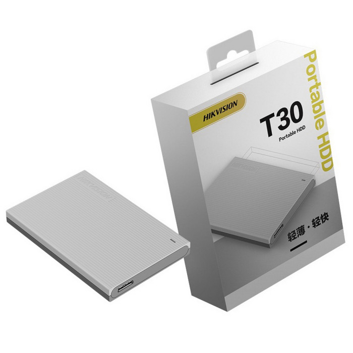 картинка HDD внешний 2Tb Hikvision 2.5'' T30 Rubber Gray USB3.0 (HS-EHDD-T30(STD)/2T/Gray/OD) (057871) от магазина КомпьютерЦентр