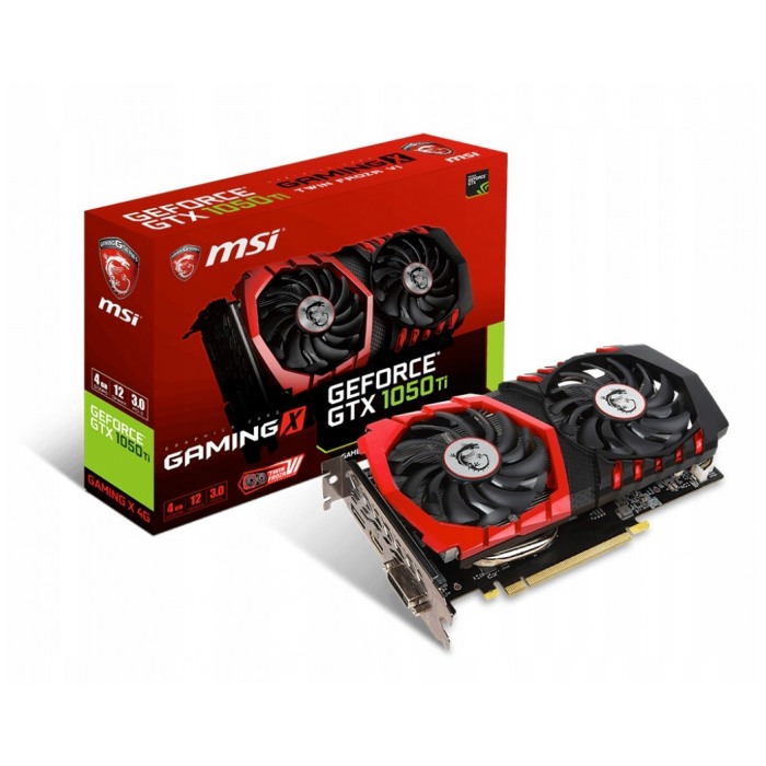 картинка Видеокарта MSI 4Gb DDR5 GeForce GTX1050TI GAMING X (GTX 1050 TI GAMING X 4G) от магазина КомпьютерЦентр