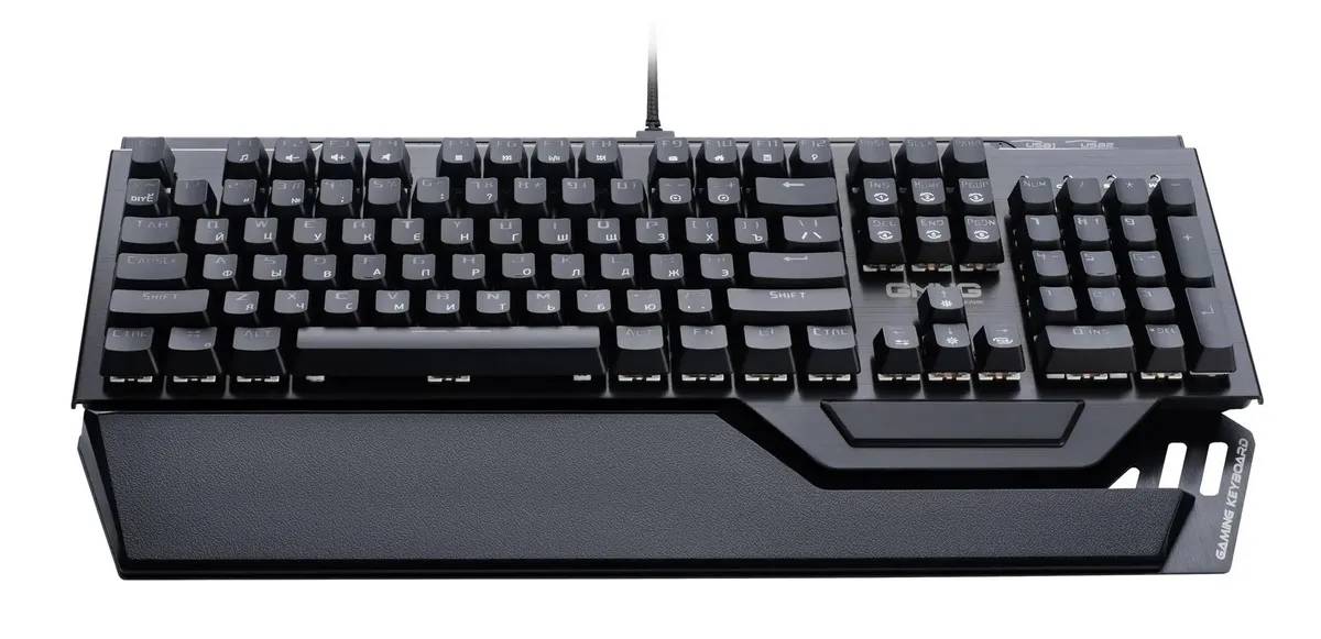 картинка Клавиатура Oklick GMNG 985GK механическая черный USB Multimedia for gamer LED (1677413) от магазина КомпьютерЦентр