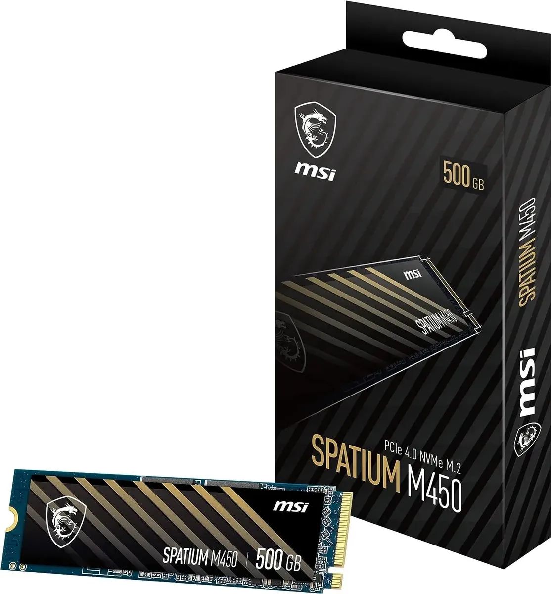 картинка SSD накопитель 500Gb MSI Spatium M450 PCie NVMe S78-440K220-P83 от магазина КомпьютерЦентр