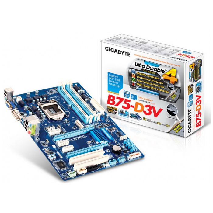 картинка Материнская плата Gigabyte GA-B75-D3V (GA-B75-D3V) от магазина КомпьютерЦентр