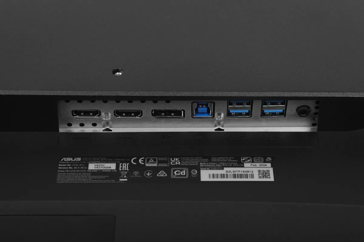 картинка Монитор 27'' Asus VA27UQSB IPS 4K, черный от магазина КомпьютерЦентр
