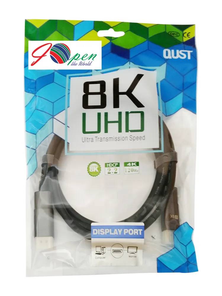 картинка Кабель DisplayPort iOpen/ Qust 3м (ACG633-3M), v1.4, 8K от магазина КомпьютерЦентр