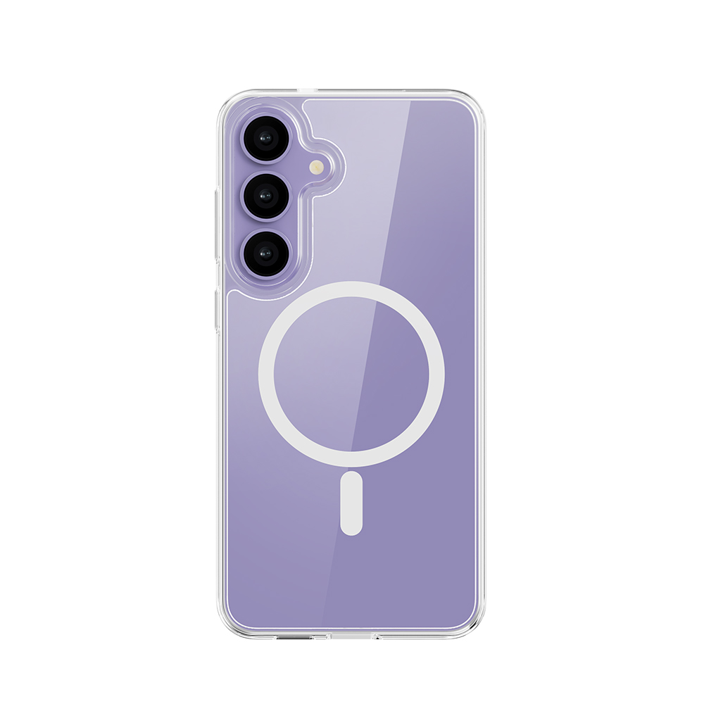 картинка Чехол Rock Crystal Series Magnetic Protection case for Samsung S25 Transparent от магазина КомпьютерЦентр