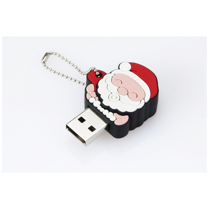 картинка Флешка USB PQI 4Gb I-Stick U827 Santa Red (6827-004GR1001) от магазина КомпьютерЦентр