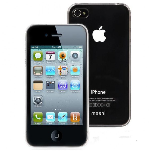 картинка Чехол Moshi iGlaze 4 XT (Clear) for iPhone 4/4S (99MO036901) от магазина КомпьютерЦентр
