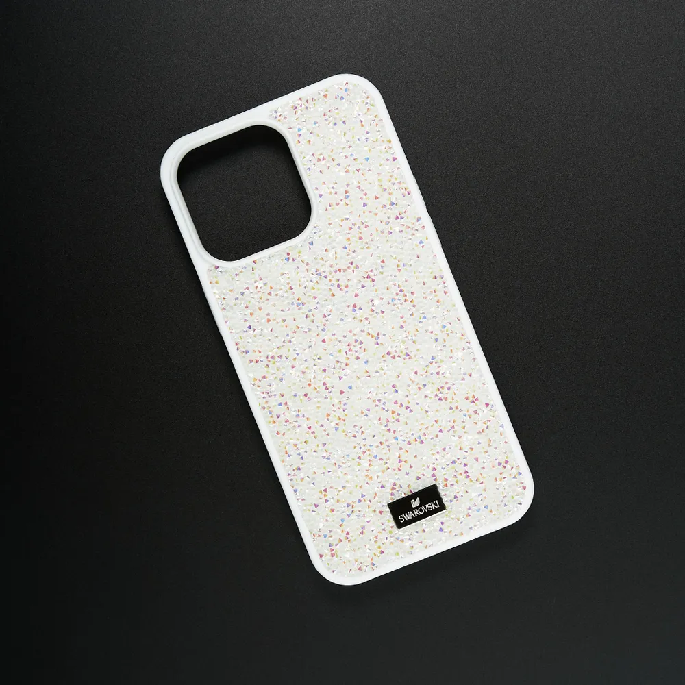 картинка Чехол Swarovski для iphone 15 Белый от магазина КомпьютерЦентр
