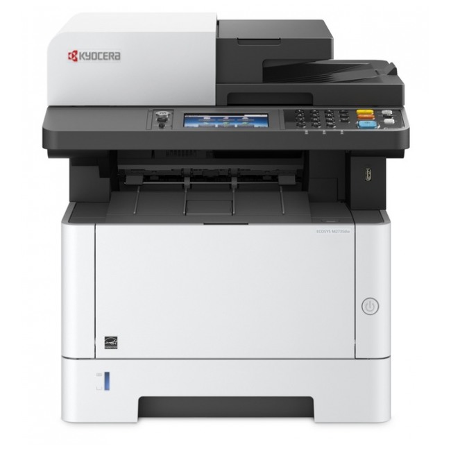 картинка МФУ лазерное Kyocera M2735dw A4 Duplex WiFi White/ Gray (1102SG3NL0) от магазина КомпьютерЦентр