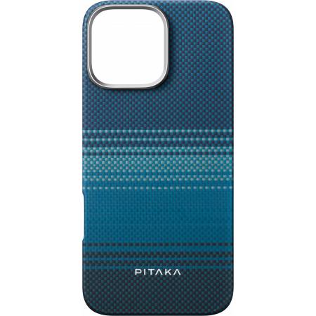 картинка Чехол PITAKA Tactile Woven Case для iPhone 16 Pro Max 6.9'', принт восход луны (Moonrise) от магазина КомпьютерЦентр