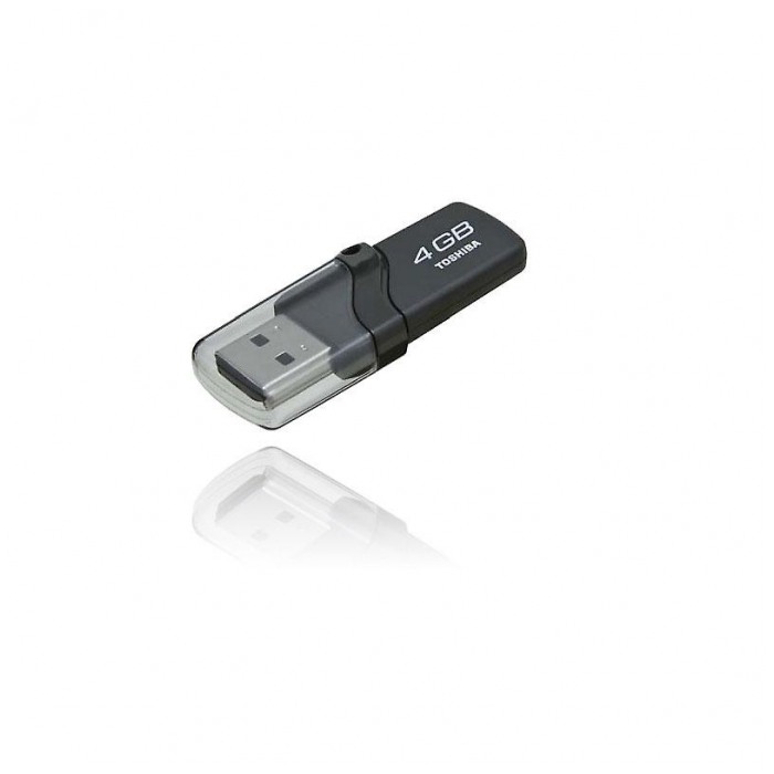 картинка Флешка USB Toshiba 4Gb Ginga Black (THNU04GC) от магазина КомпьютерЦентр