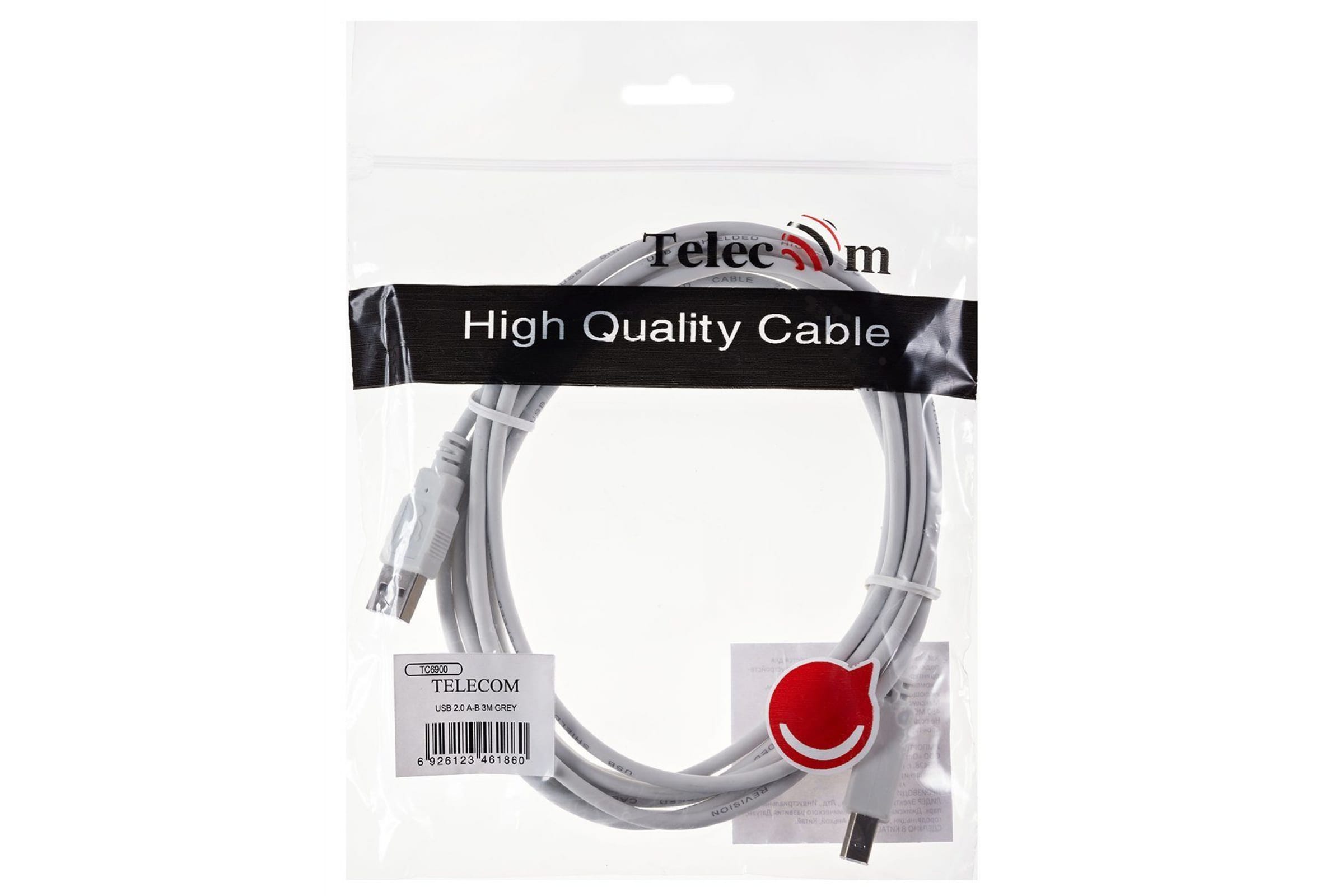 картинка Кабель USB 2.0 A->B - 3.0 м Telecom (TC6900-3M) от магазина КомпьютерЦентр