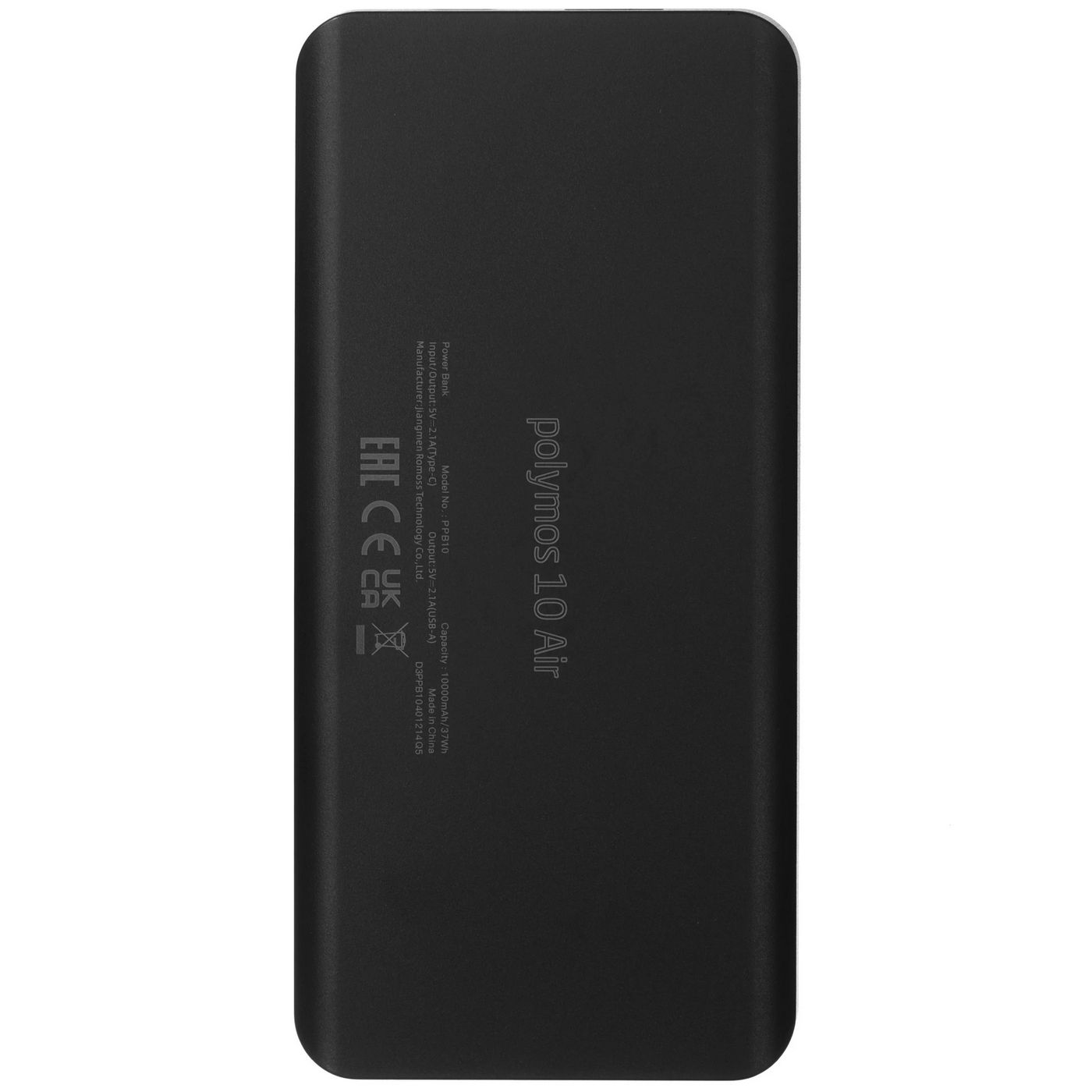 картинка Внешний аккумулятор Romoss PPB10 10000mAh 5W 10.5A USB-A/ USB-C черный от магазина КомпьютерЦентр