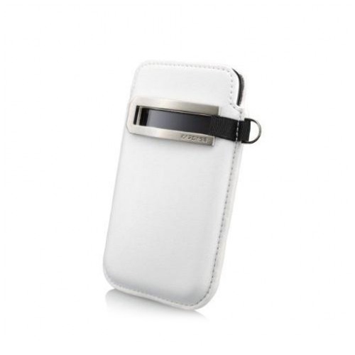 картинка Чехол Capdase Smart Pocket Callid White/ Grey for iPhone 3G/ 3GS (SLIH3G-S32G) от магазина КомпьютерЦентр