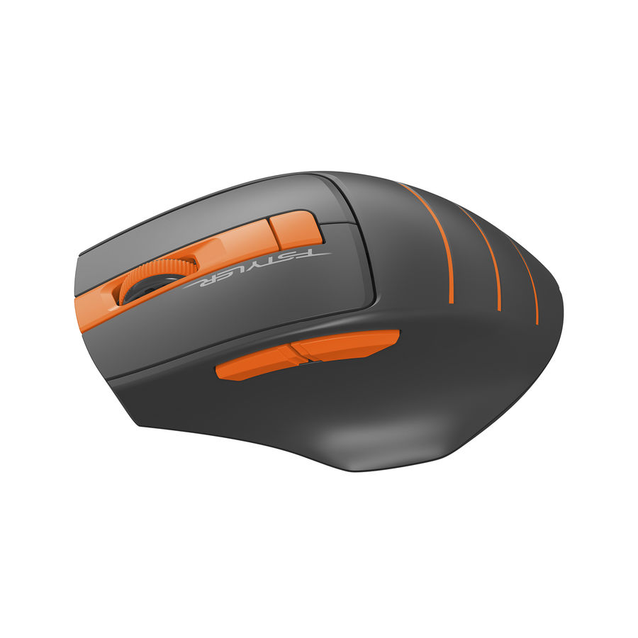 картинка Мышка A4tech Fstyler FG30S Gray/Orange от магазина КомпьютерЦентр