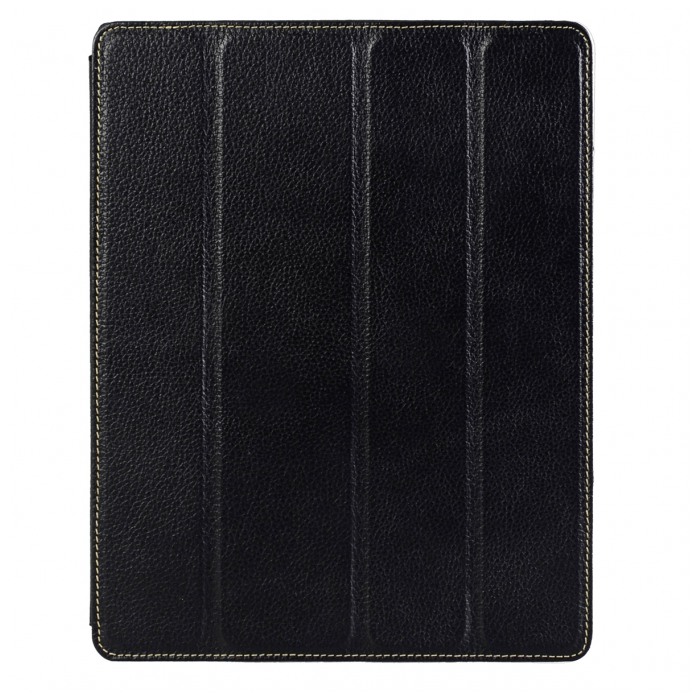 картинка Чехол Melkco Leather Case Slimme Cover Type Black for new iPad/ iPad 2 (APNIPALCSC1BKLC) от магазина КомпьютерЦентр