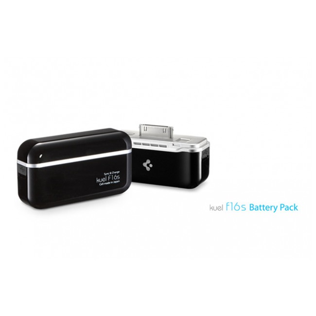 картинка Аккумулятор внешний SGP Portable Mobile Battery Pack Kuel F16S Series Soul Black for iPhone/ iPod (SGP08495) от магазина КомпьютерЦентр