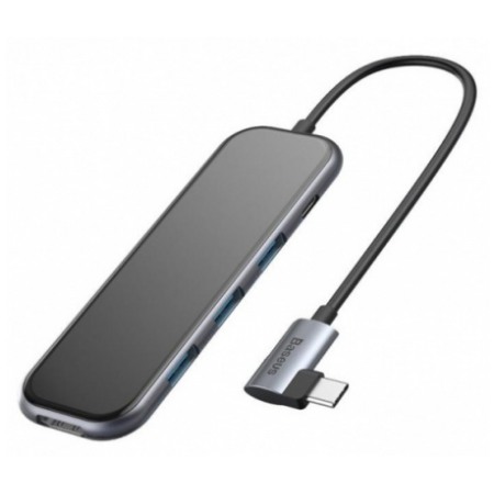 картинка HUB USB Baseus Multifunctional HUB Superlative (CAHUB-BZ0G) от магазина КомпьютерЦентр