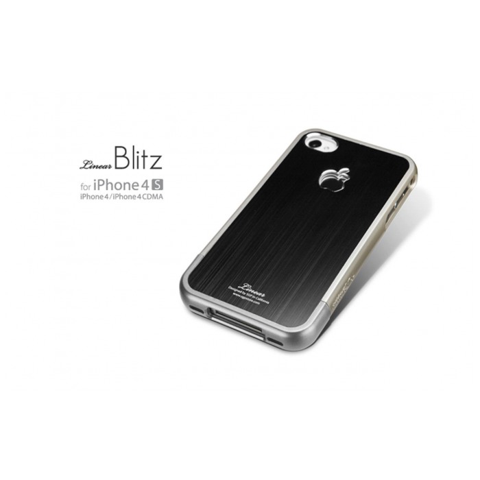 картинка Чехол SGP Case Linear ''Blitz'' Series Black for iPhone 4/ 4S (SGP08337) от магазина КомпьютерЦентр
