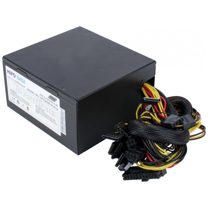 картинка Блок питания Hipro 600W (HPC600W-ACTIVE) от магазина КомпьютерЦентр