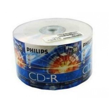 картинка Диски Philips CD-R 700Мb 52x 50pcs Bulk от магазина КомпьютерЦентр
