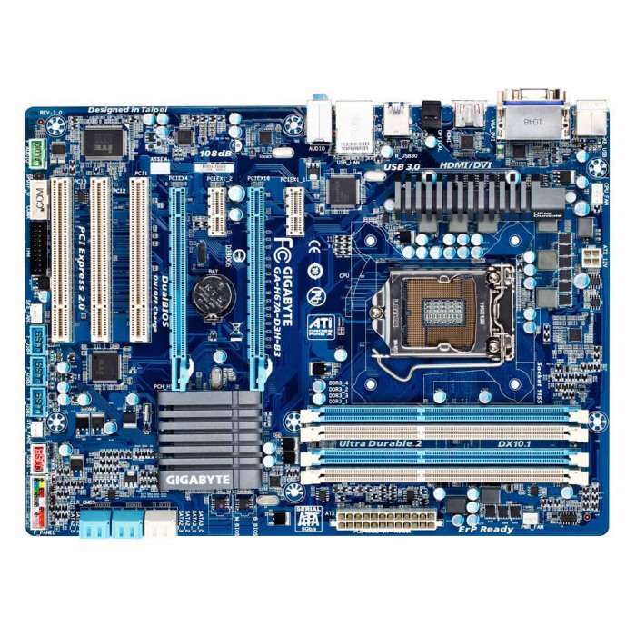 картинка Материнская плата Gigabyte GA-H67A-D3H-B3 (GA-H67A-D3H-B3) от магазина КомпьютерЦентр