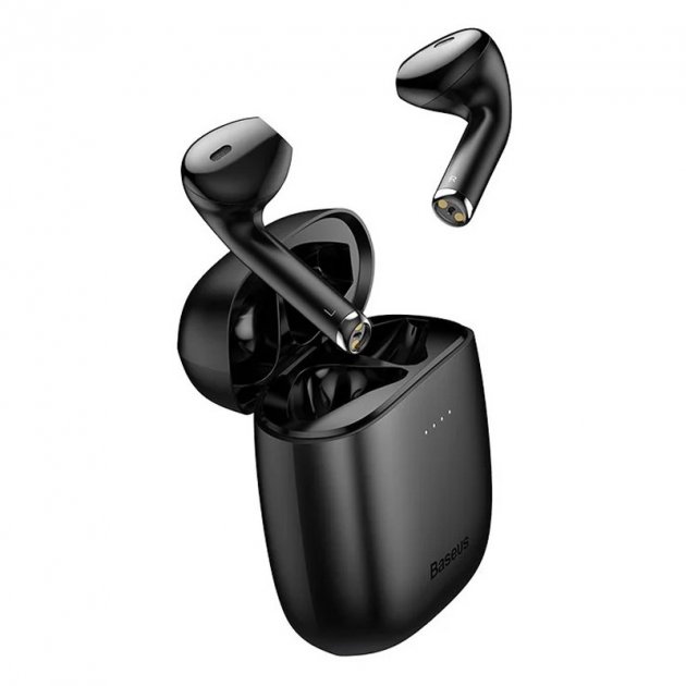 картинка Bluetooth гарнитура Baseus Encok True Wireless W04 NGW04-01 Black от магазина КомпьютерЦентр