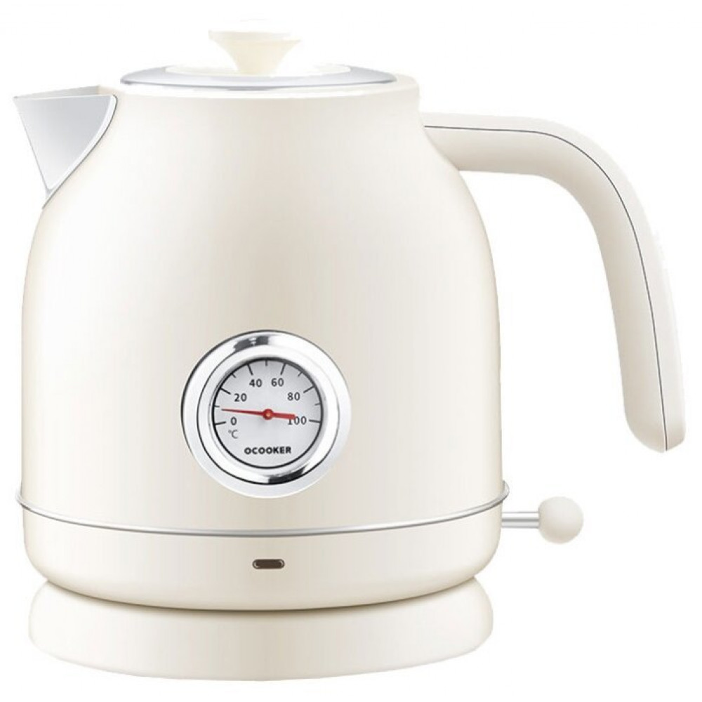 картинка Электрочайник Xiaomi Qcooker Retro Electric Kettle с температурным датчиком QS-1701 White RU от магазина КомпьютерЦентр