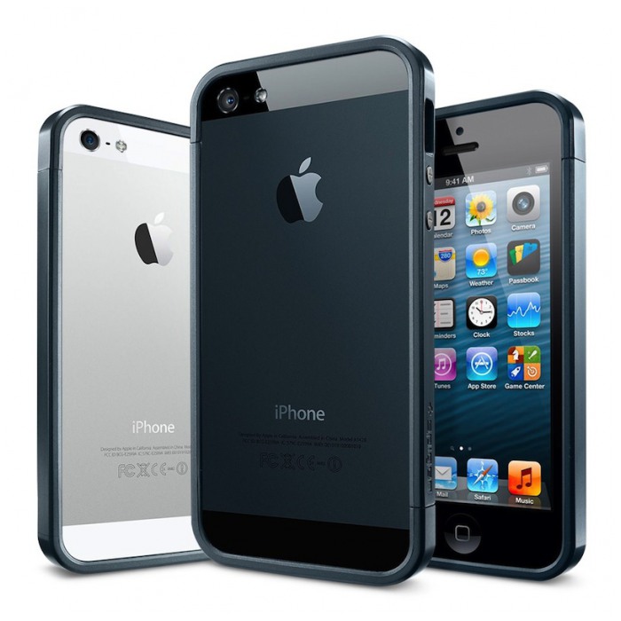 картинка Чехол SGP Case Linear EX SLIM Metal Series Metal Slate for iPhone 5 (SGP10083) от магазина КомпьютерЦентр
