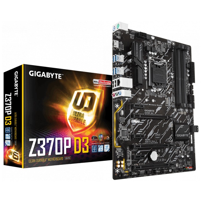 картинка Материнская плата Gigabyte Z370P D3 S1151v2 (Z370P D3) от магазина КомпьютерЦентр