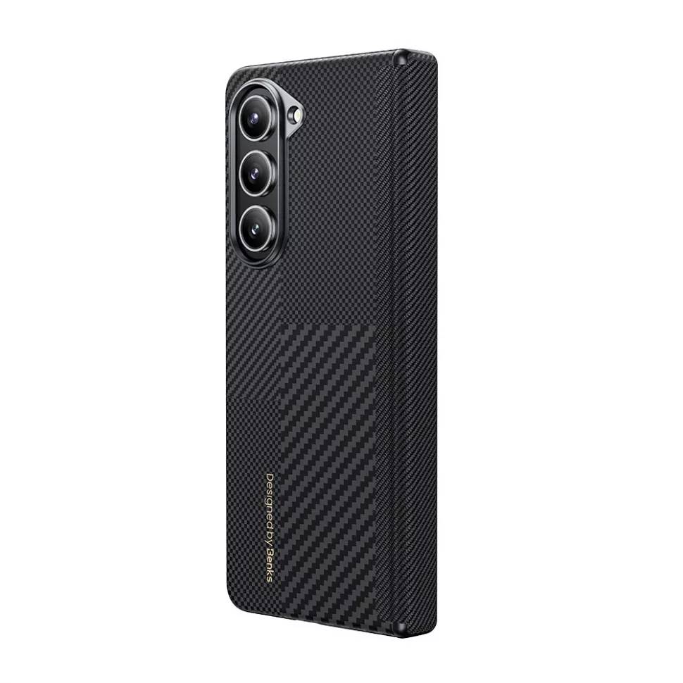 картинка Чехол Benks Montage ArmorAir Case built with Kevlar для Samsung Z Fold 6, цвет черный (600D+1500D) от магазина КомпьютерЦентр