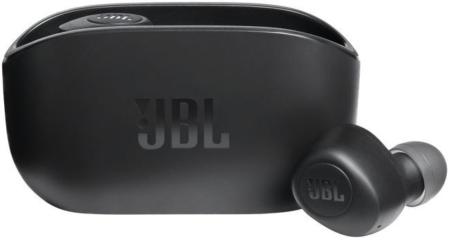 картинка Bluetooth гарнитура JBL 100TWS Black Вкладыши беспроводные (JBLW100TWSBLK) от магазина КомпьютерЦентр