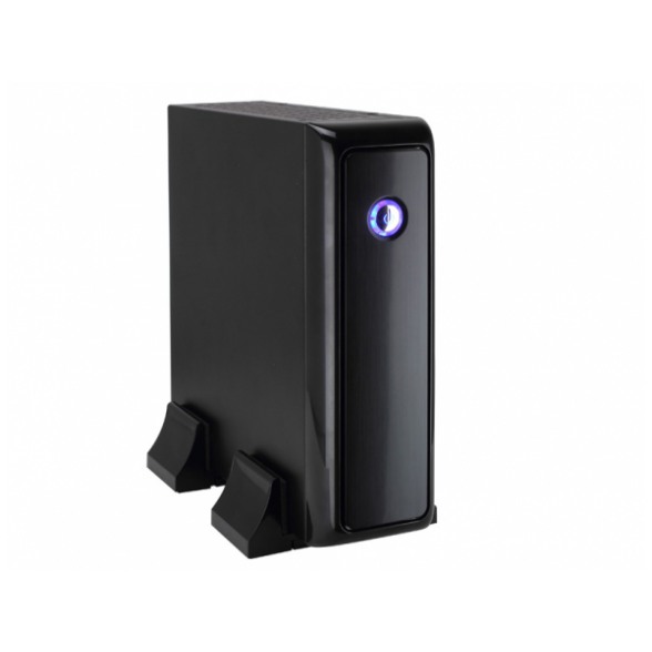 картинка Корпус Delux E-3001 Slim Black 120W от магазина КомпьютерЦентр