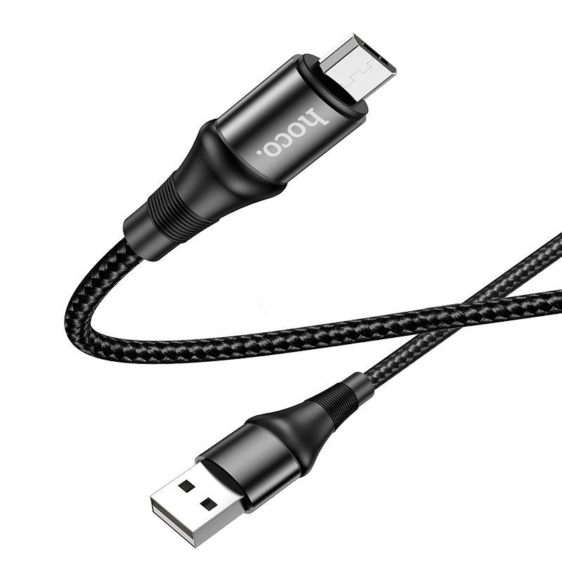 картинка Кабель USB 2.0 a->Micro b, HOCO X50 Excellent charging data cable for Micro 1m, black от магазина КомпьютерЦентр