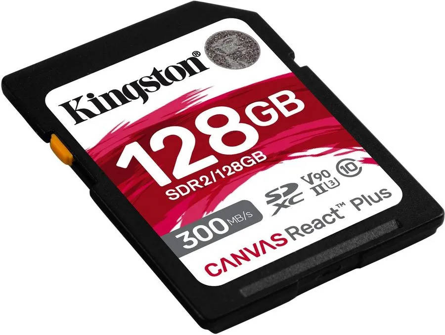картинка Карта памяти 128Gb SDXC Kingston, Canvas React Plus (SDR2/ 128GB) от магазина КомпьютерЦентр