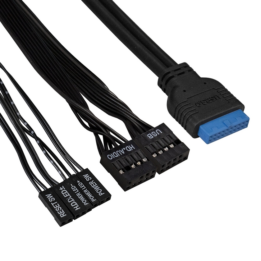 картинка Корпус Miditower Exegate EX278394RUS CP-603 Black, ATX, без БП от магазина КомпьютерЦентр