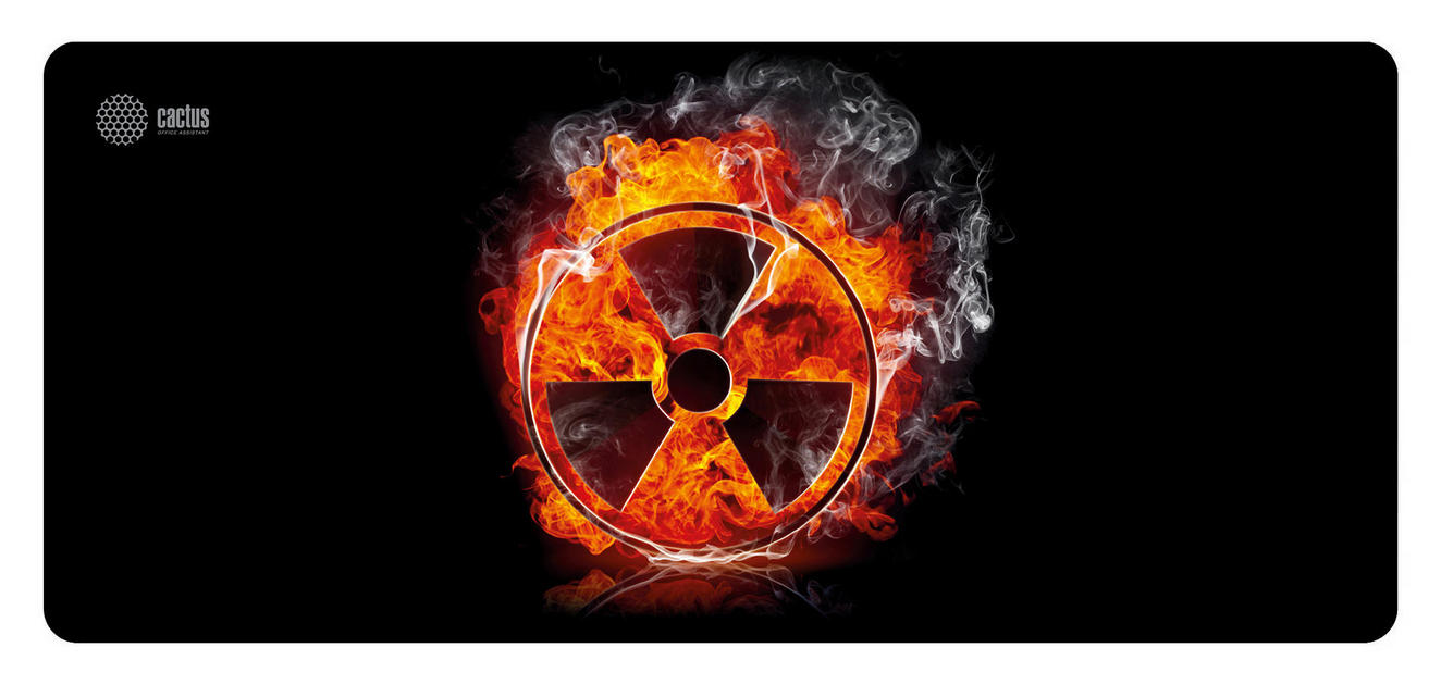картинка Коврик для мыши Cactus Radiation XXL рисунок (CS-MP-PRO08XXL) от магазина КомпьютерЦентр
