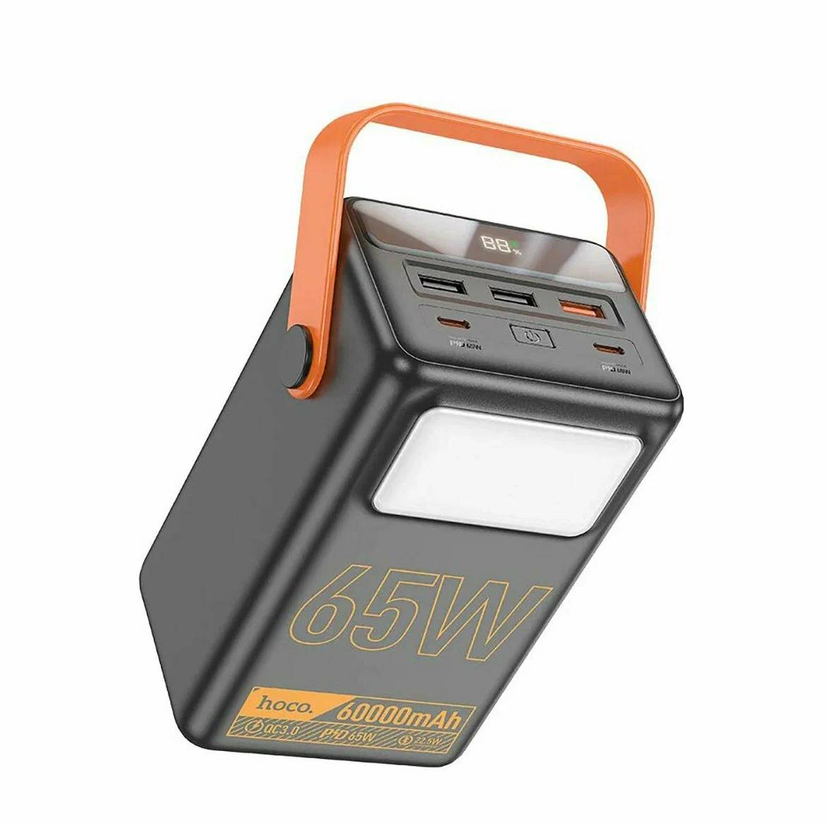 картинка Внешний аккумулятор Hoco J110A Powerful PD65W 60000 mAh Black от магазина КомпьютерЦентр