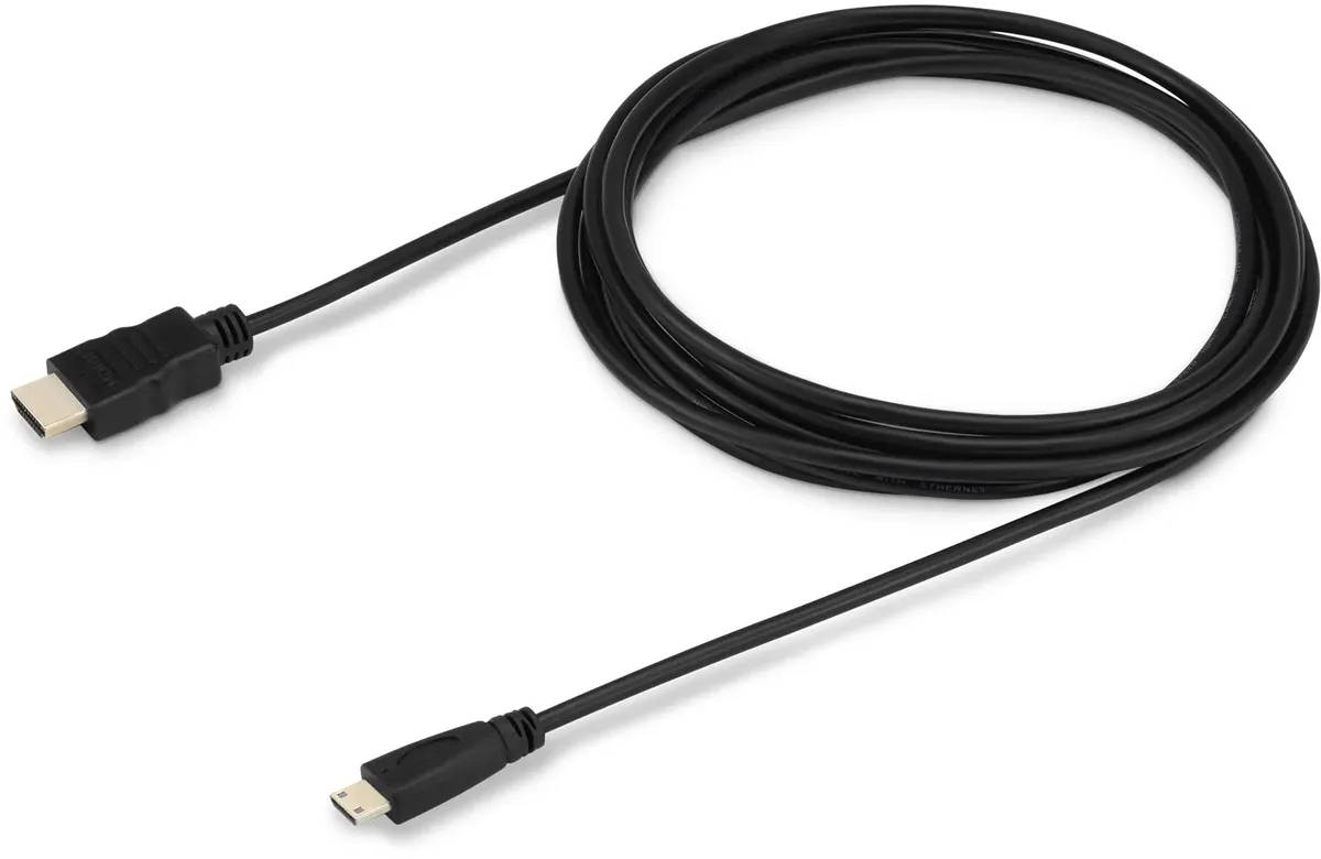 картинка Кабель miniHDMI-HDMI Buro 3m Black 1478825 (BHP-MINHDMI-3) от магазина КомпьютерЦентр